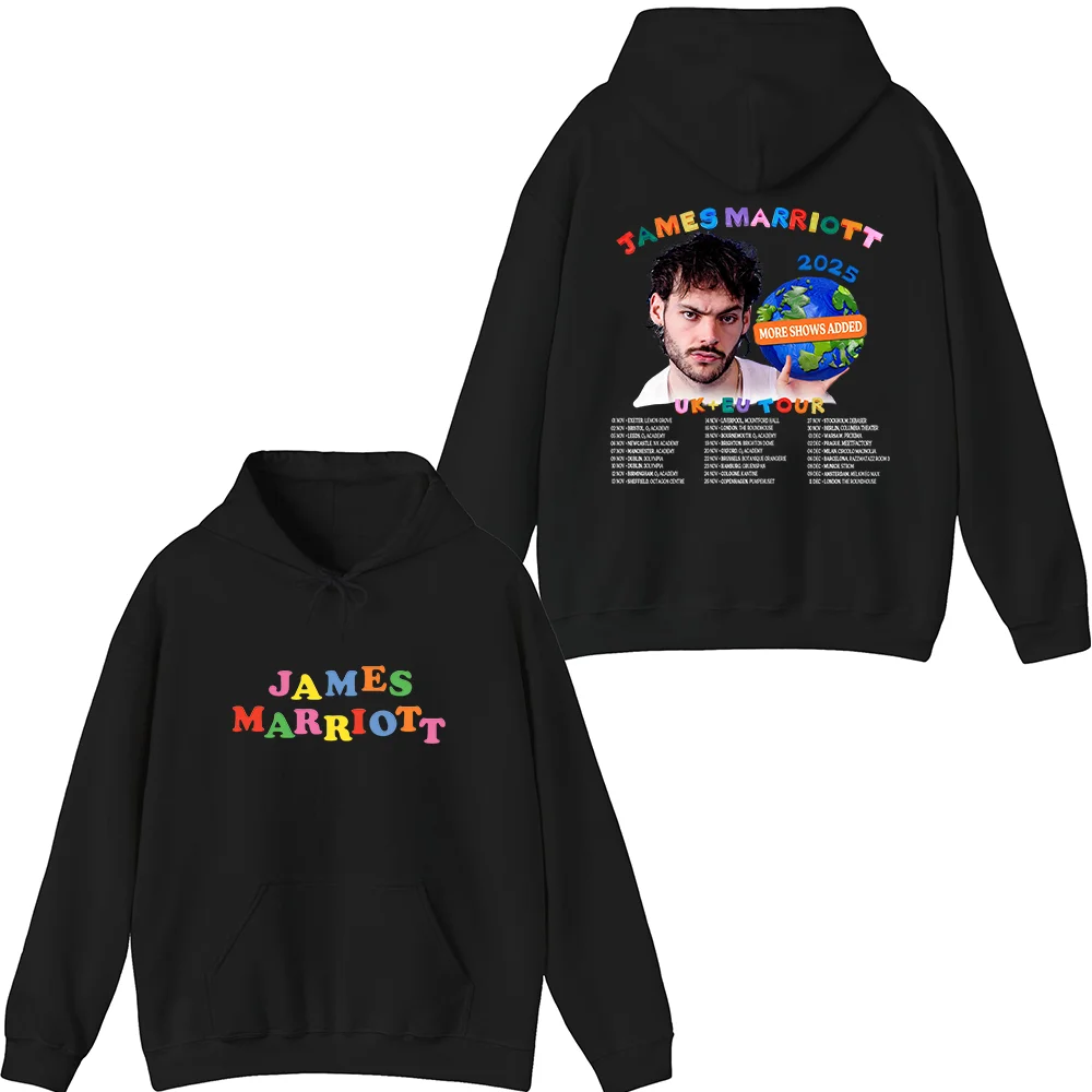

Толстовка с графическим принтом James Marriott Merch 2025 Tour, унисекс, для мужчин и женщин, с длинными рукавами, пуловер