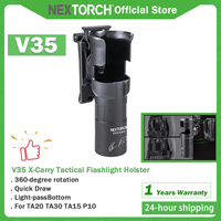 NEXTORCH V35 X-Carry Tactical Flashlight Holster, Baton Holster, Baton Holster, 360 Degree Rotation, for TA20 TA30 P10