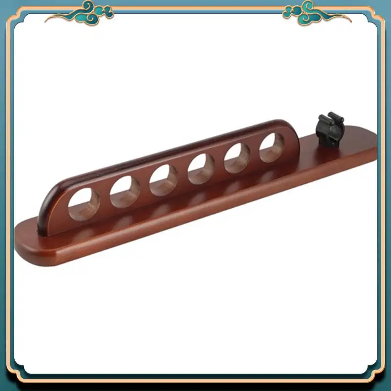 

Billiard Cue Rack Wall Mount Cues Rack Hardwood Pool Cue Sticks Rack Billiard Stick Wall Rack, C