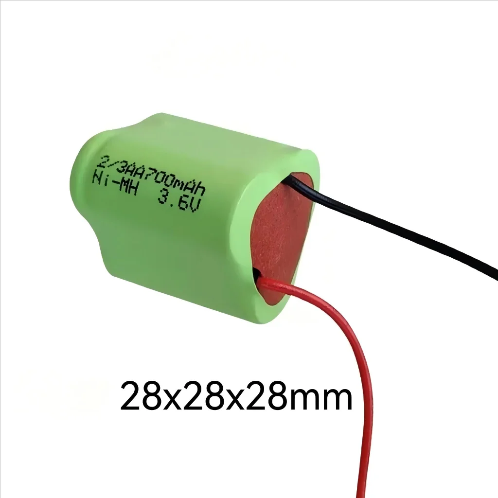 1-2 pièces/lot Nickel-MH 3.6V 700mAH 2/3AA pour outils électriques, instruments, ouvre-bouteille batterie rechargeable