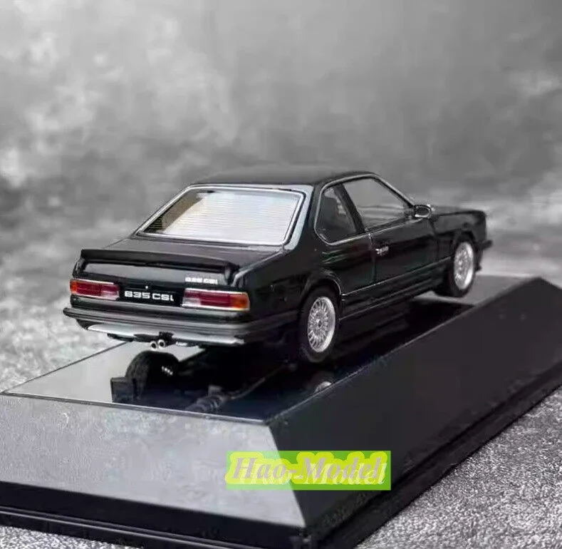 AutoArt 1/43 สําหรับBMW 635 CSiโลหะผสมDiecastรถของเล่นเด็กของขวัญวันเกิดงานอดิเรกจอแสดงผลคอลเลกชันเครื่องประดับแชมเปญ/สีดํา