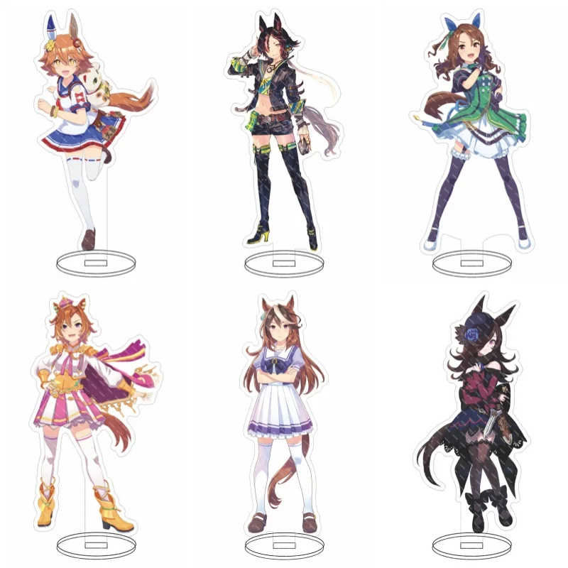 Juego de Anime Pretty Derby Silence Suzuka Tokai Tei figura acrílica BL soporte Navidad Cosplay modelo placa decoración de escritorio periféricos regalo