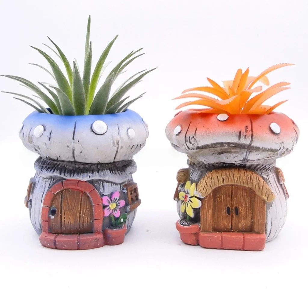 오리지널 버섯 모양 시멘트 다육 식물 화분 미니 정원 - Plant Desk Mini 리뷰 및 가격