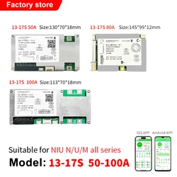 For Super Soco TC/TS/TC Max/CU/DU Smart Bluetooth 13-25S Lifepo4 Li-ion LTO Battery Protection Board Battery Management System