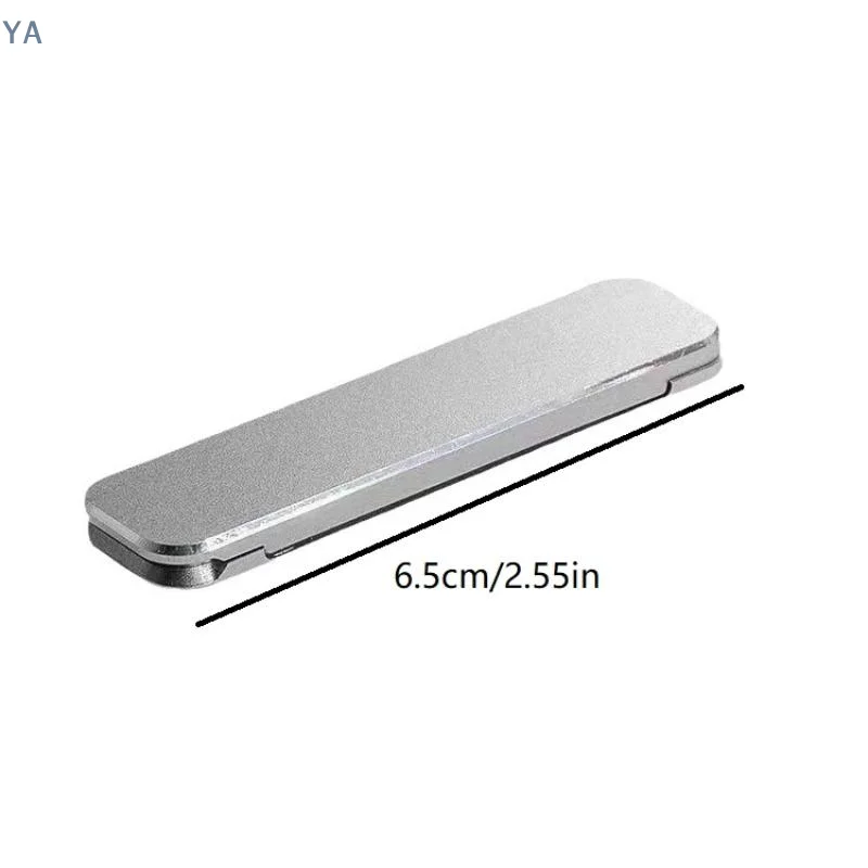 

[A]1/3PCS Mini Invisible Foldable Mobile Phone Stand Aluminum Alloy Desktop Mount Material Holder Adjustable Angle For Cellphone