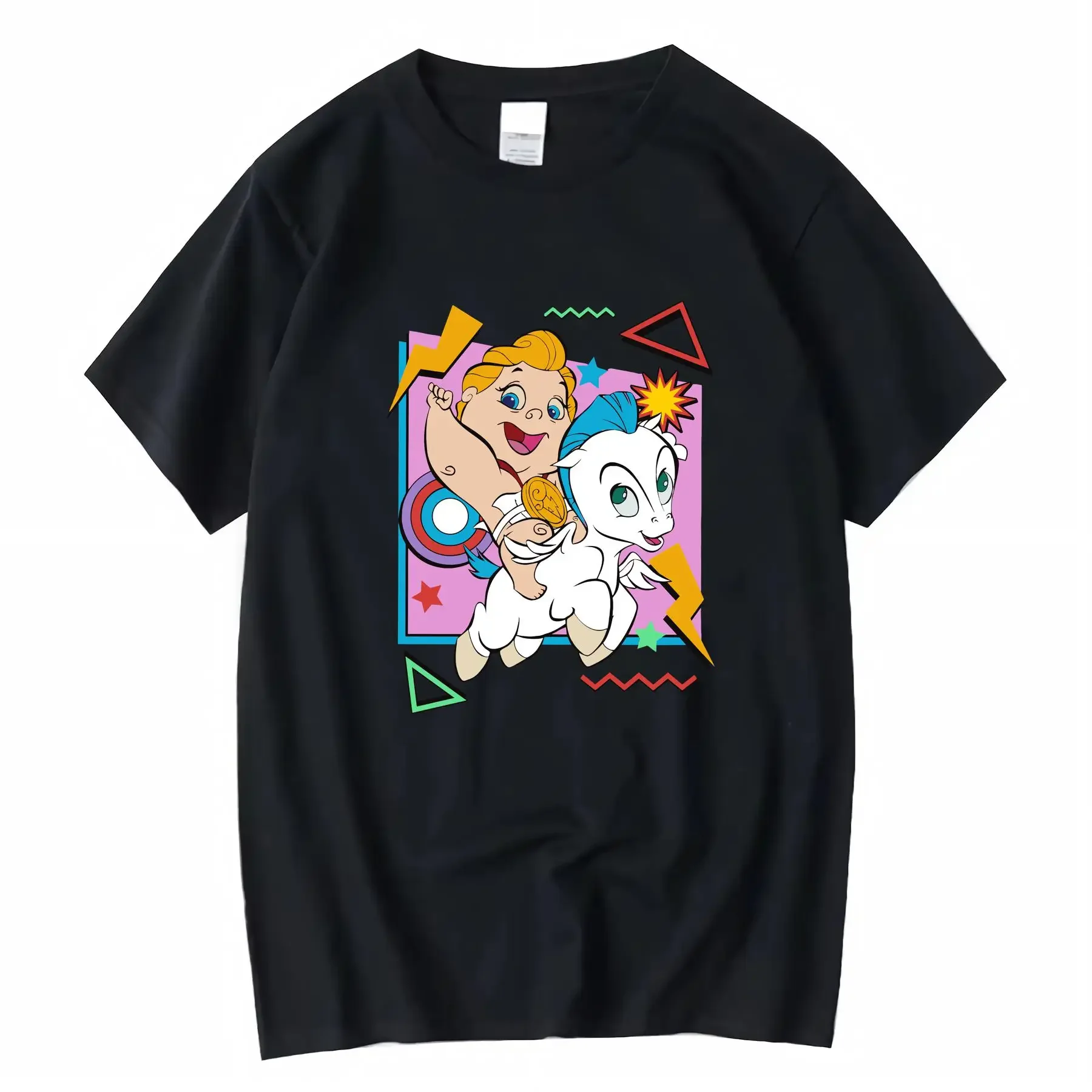 

Disney Hercules T shirt for Women Crew Neck 100 Cotton Suitable All Seasons vintage Washed Unisex streetwear Slightly graphic