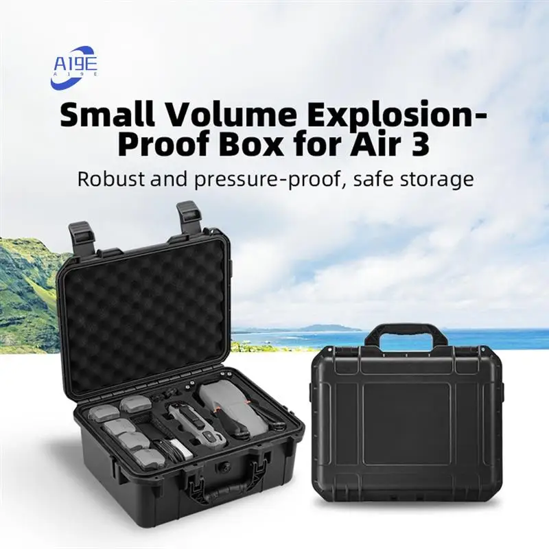 

A19E-For DJI Air 3 Case Portable Handheld Explosin-Proof Box For DJI Air 3 Box Replacement Accessories Storage Case