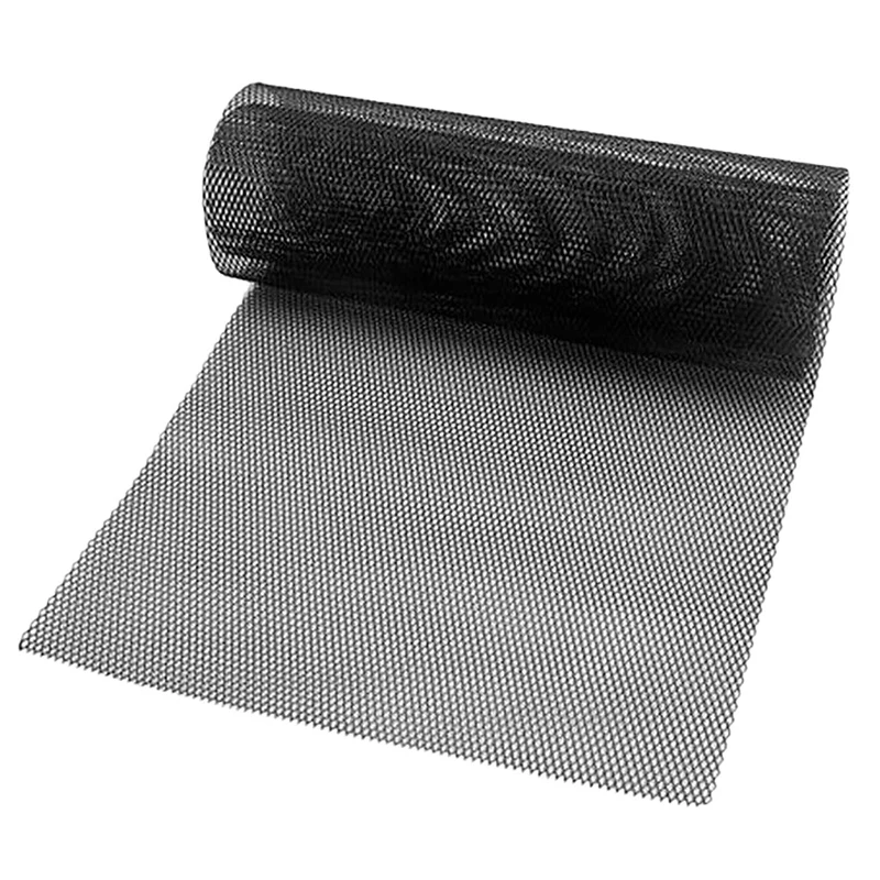 2Set 40X13 Inch Universal Car Grille Mesh Metal Car Grille Mesh Sheet Grid Rhombic Grill Mesh Hole 8X16mm