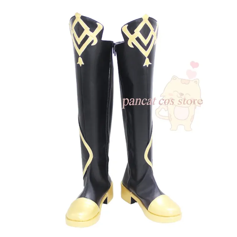 Anime Genshinimpact Lumine Cosplay Shoes Halloween Long Boots Shoes Comic Cosplay Costume Prop Anime Cosplay Shoes Carnival Cos