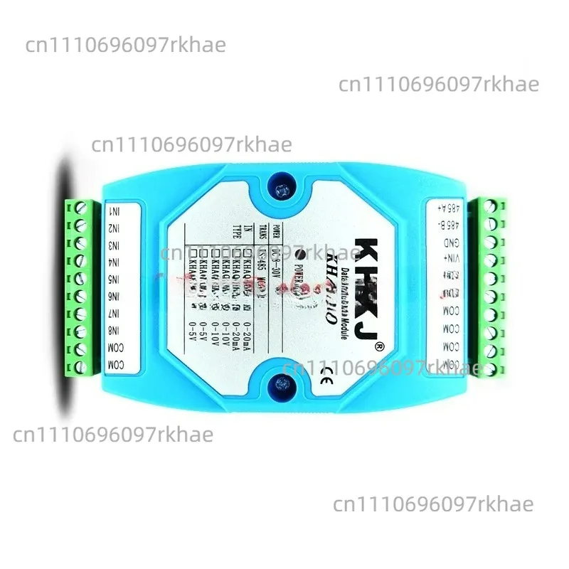 4-20mA 0-10V voltage isolation type rs485 modbus rtu，8-channels Analog input acquisition module,