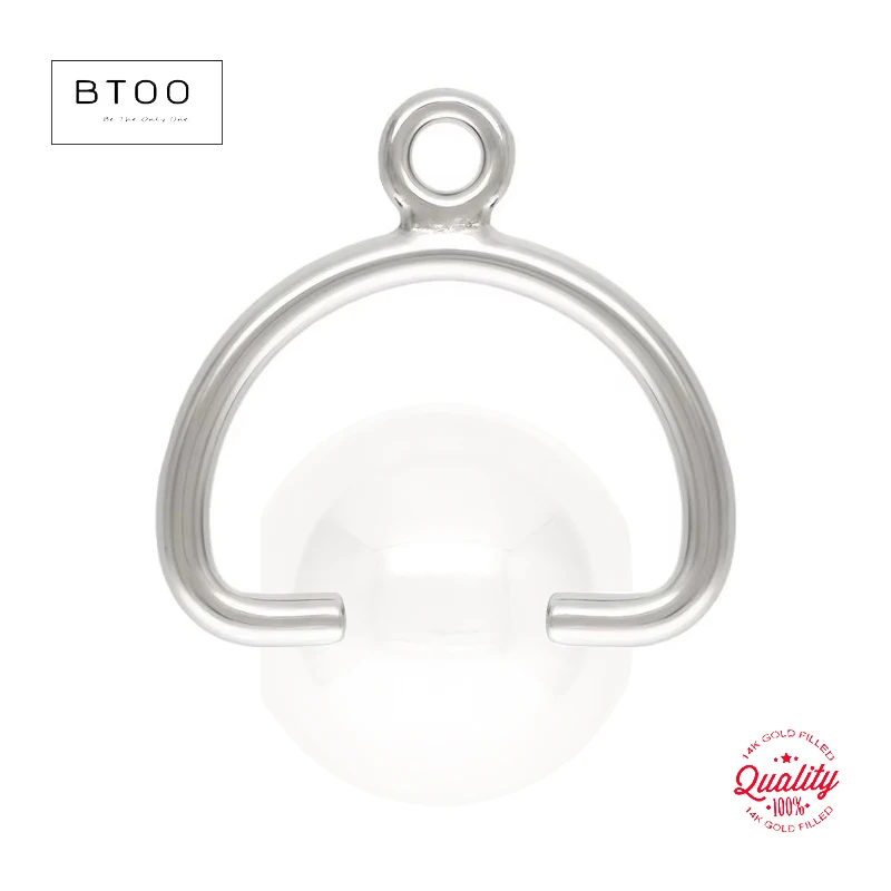 

925 Sterling Silver Bead Buckle Clip for 6/8MM Pendant Jewelry DIY Accessories Suitable for Crafting And Custom Jewelry Making