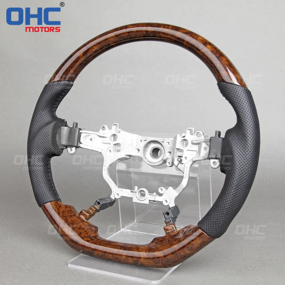 

Подходит для всех моделей Toyota, модифицированных рулевых колес Landcooluzer, Prado, Crown из красного дерева, включая кнопки.