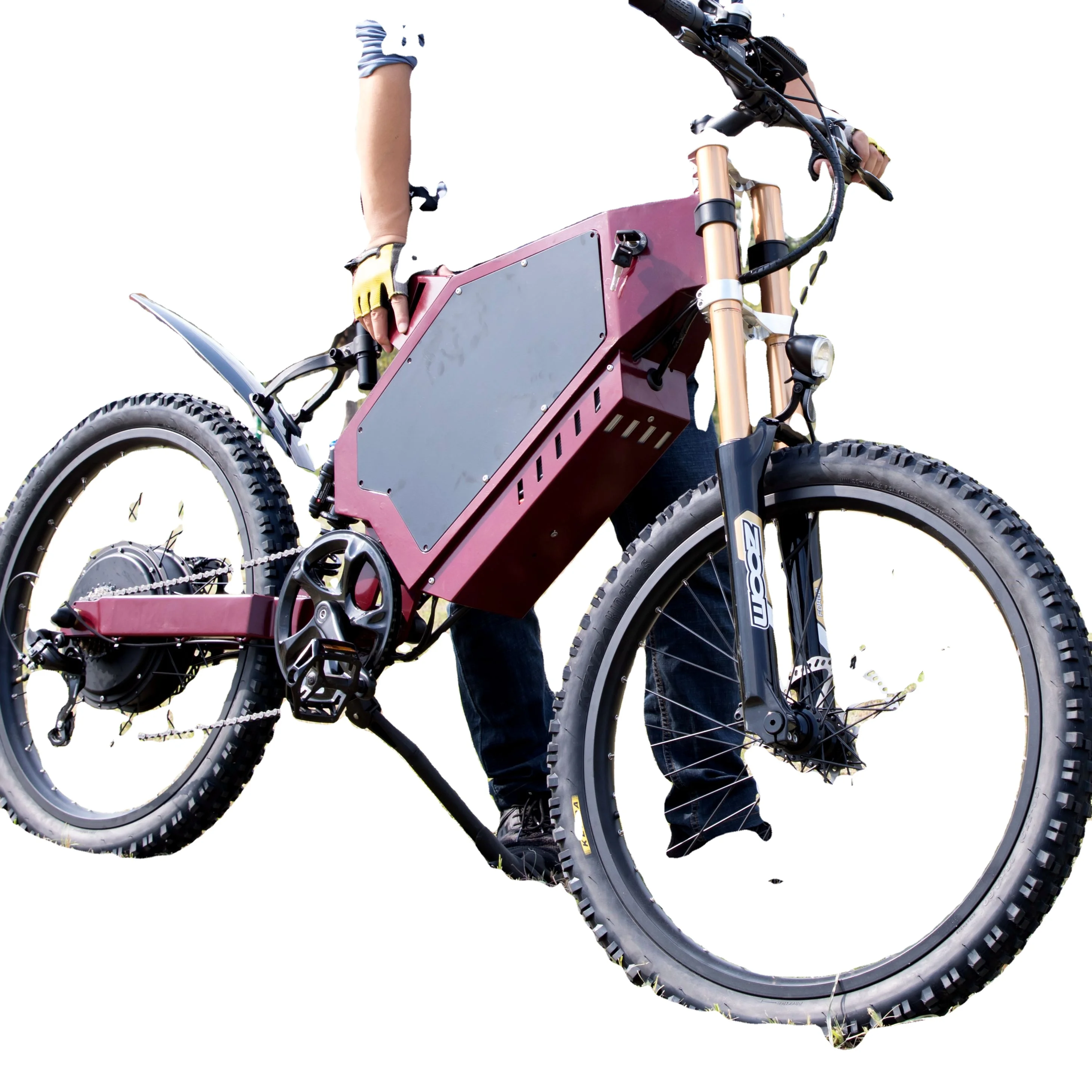 工場製タイヤ 72V 110km/h マウンテンダートEバイ - 72V 12000W Electric Dirt Bike のレビューと価格