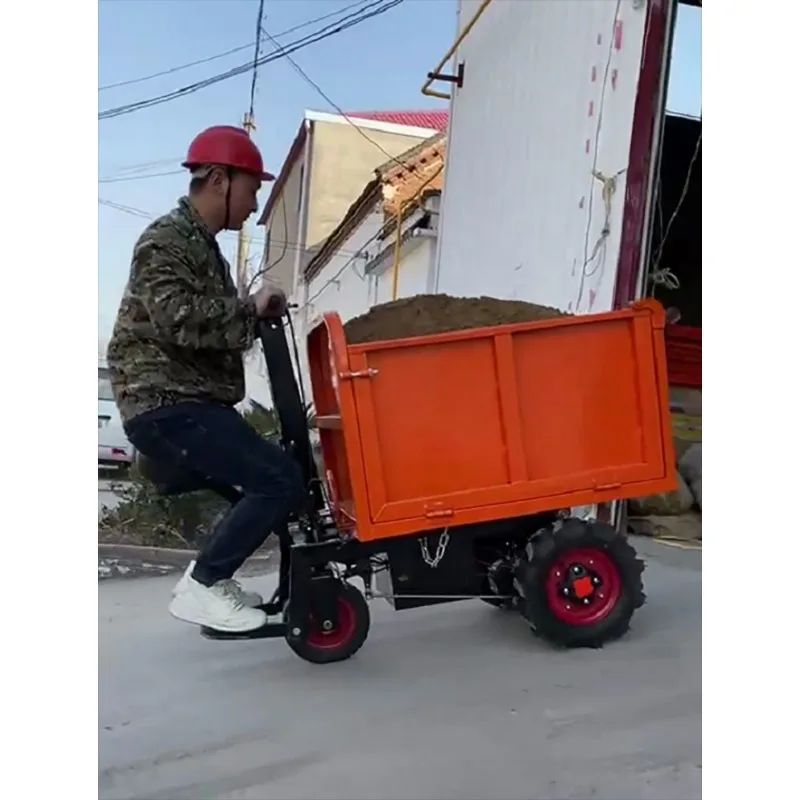 Mini-Raupenkipper, selbstladender Lader, elektrischer leichter LKW, Dreirad, Wagen, Trolley, Mini-Dumper