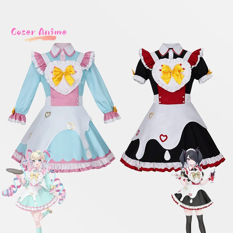 게임 NEEDY GIRL OVERDOSE KAngelCosplay 의상 유니폼 할로윈 파티 여성용 남성용 카니발 소품