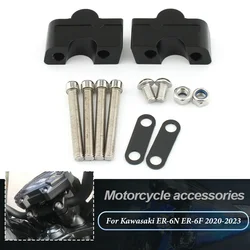 Ninja650 Motorfiets Zwart Stuur Riser Up Backs Moves Beugel Kit Klem Voor Kawasaki Er6n Er6f Ninja 650 Z650 2020-2023