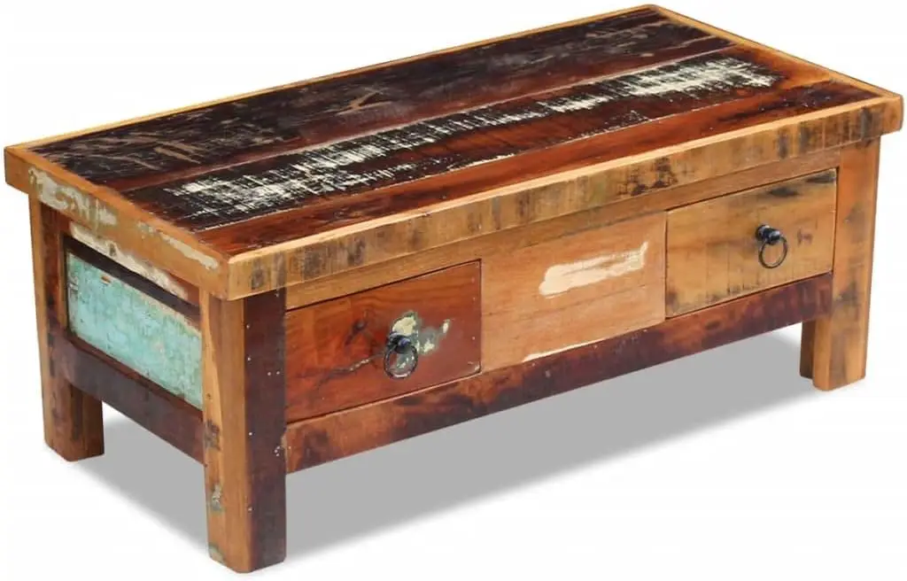 Table basse de style rétro T1, table centrale, tables d'appoint, table de canapé, table de cocktail, table de salon, rangement pour chambre à coucher, salon