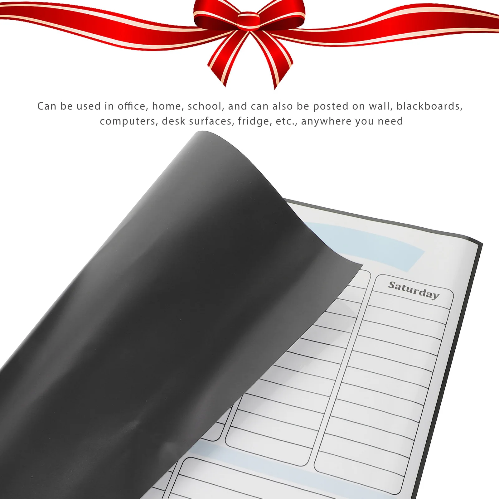 Magnetic Calendar Message Board Erase Whiteboard Planner for Refrigerator Weekly Schedule Grocery List Fridge Notice Board