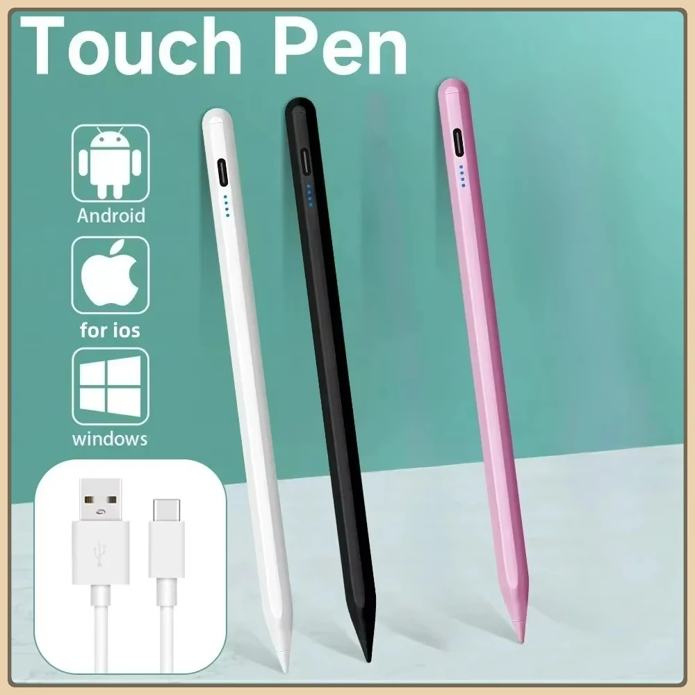 For Apple iPad Xiaomi Universal Stylus Capacitive Touch Pencil Magnetic Capacitive Touch Pencil Magnetic Anti-accidental touch