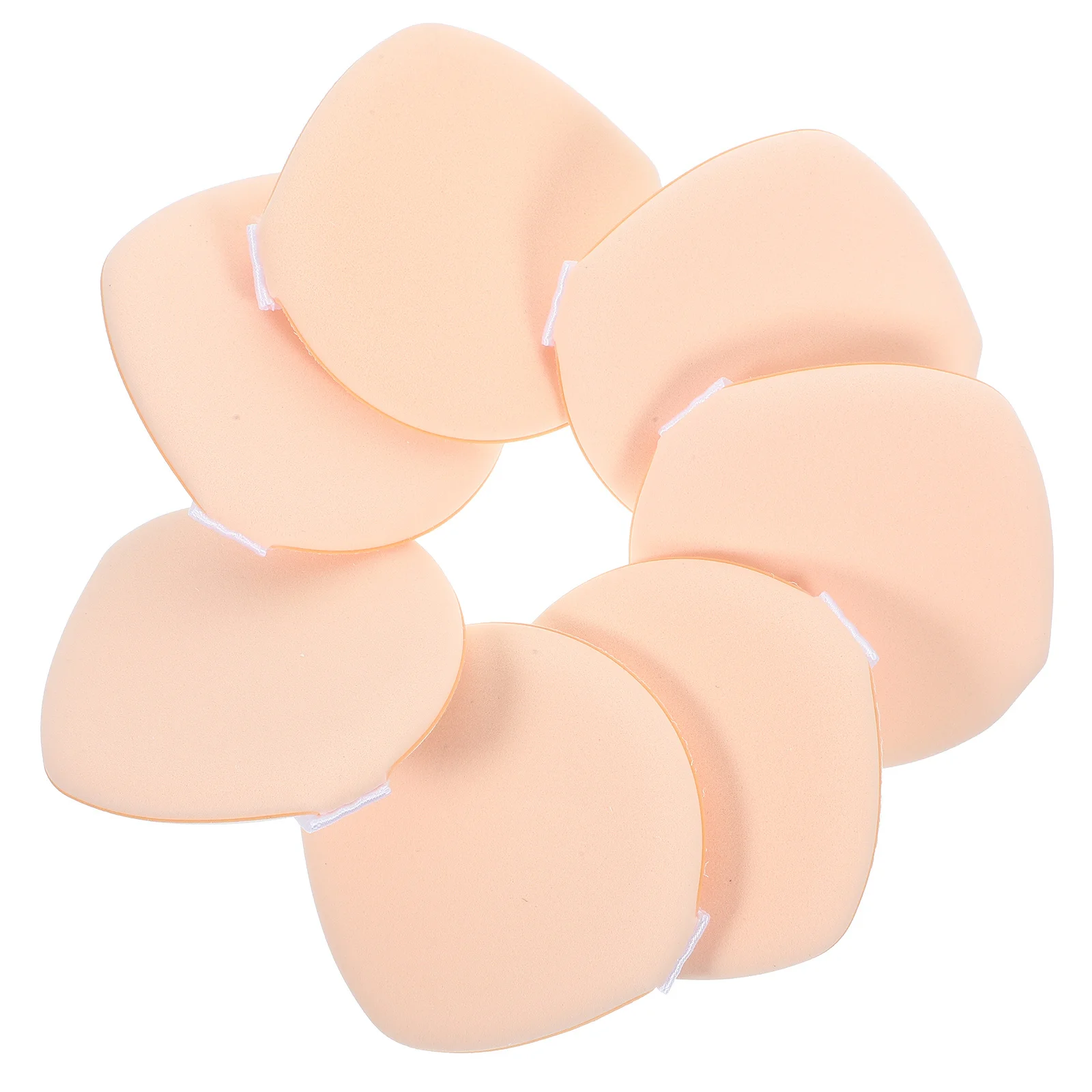 7 قطع من إسفنجات مكياج ناعمة لبودرة الوجه للنساء، وسادات لمرحلات المكياج للارتداء اليومي، ومساعدات تطبيق بلمسة نهائية طبيعية