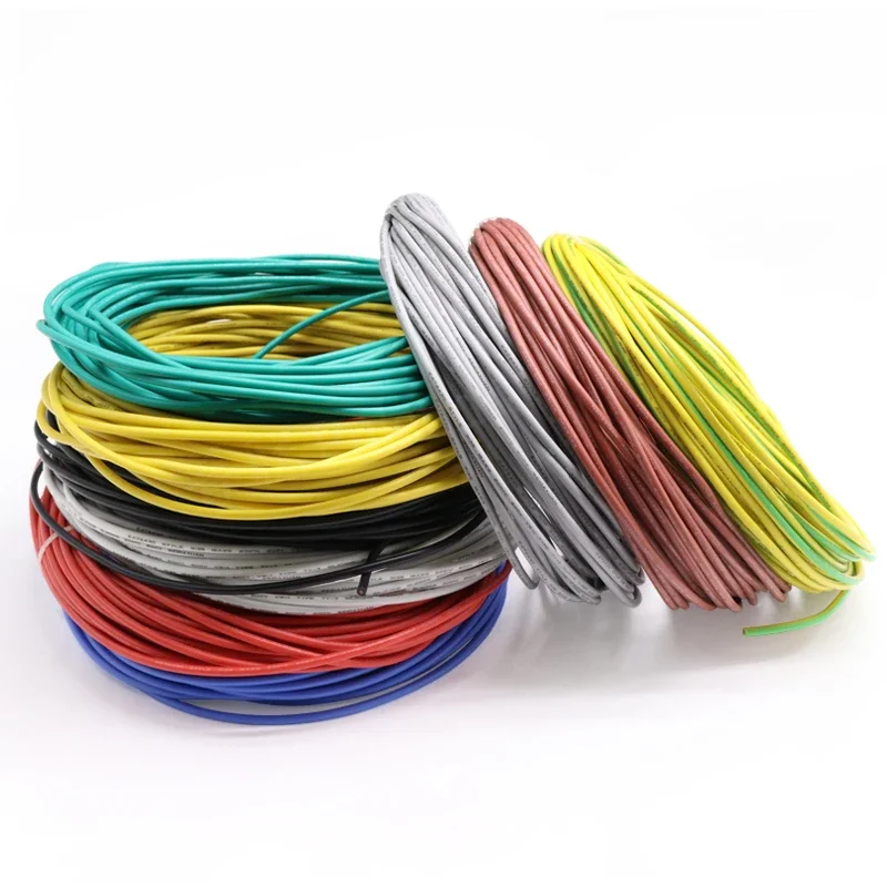 2M/5M 30 28 26 24 22 20 18 16 14 12 AWG UL3135 Silicone Rubber Copper Electron Wire Insulated Soft LED Lamp Lighting Cable Line