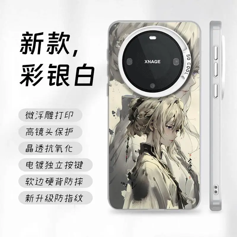 Cute Girl Violet Evergarden Phone Case for Samsung S25 S24 S23 For Xiaomi For VIVO 200 Ultra For OPPO Find x8 Pro Cartoon Cover