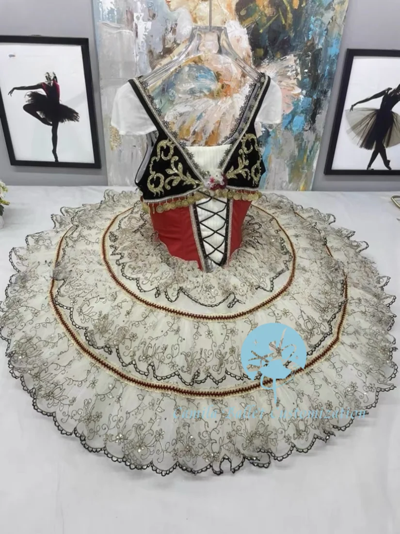 

Haute customization new Esmilada Don Quixote Ballet TUTU Performance Competition Skirt Adults and Children