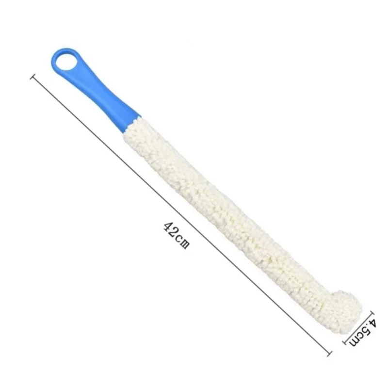 

Flexible Long Handle Wine Glass Cleaning Brush Cup Washer High Footed Glasses Brush for Ironing Machine Bottle Cleaner Scrubber