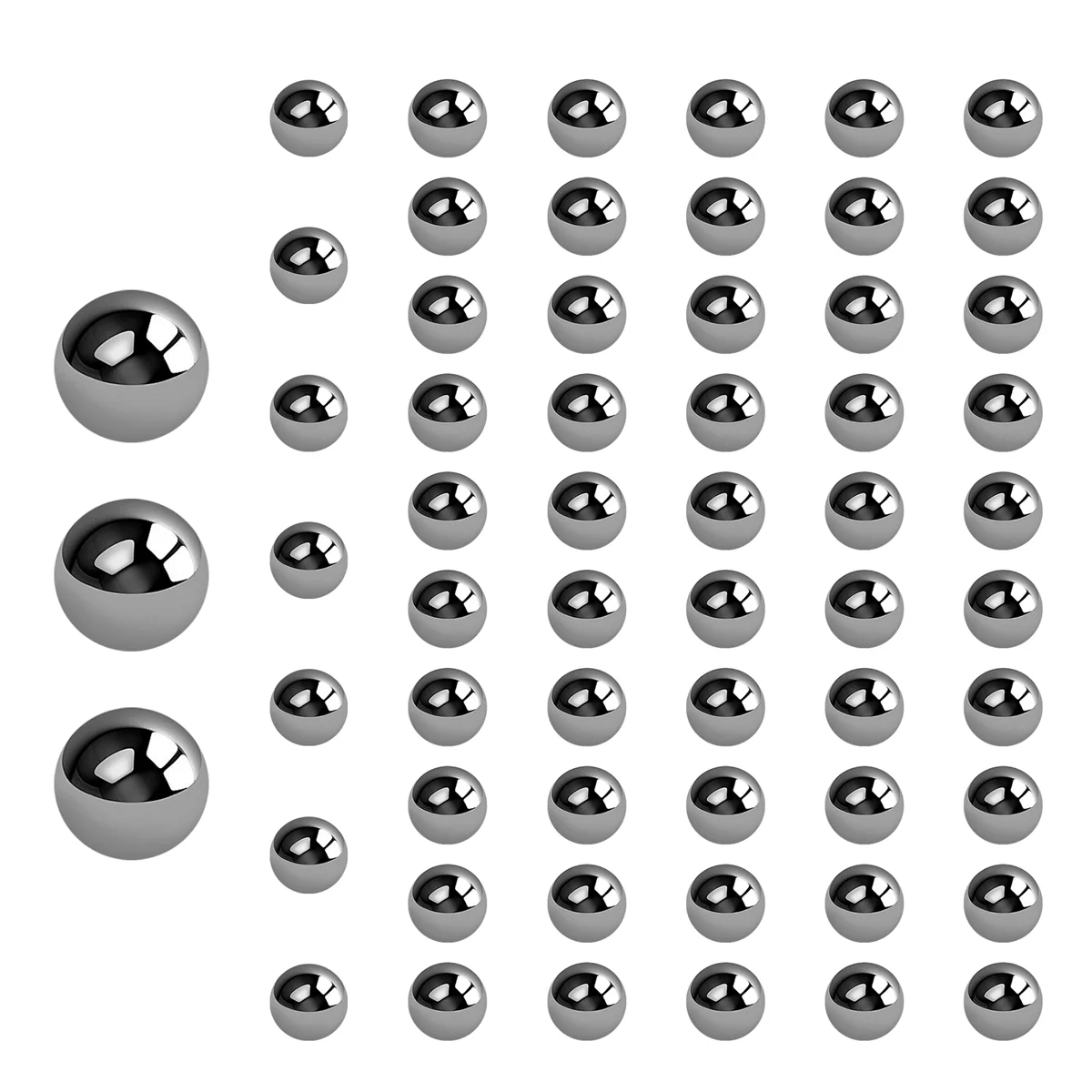 Reemplazo de bola de rodamiento de acero para bicicleta, 60 uds., 4mm de diámetro, mejor calidad