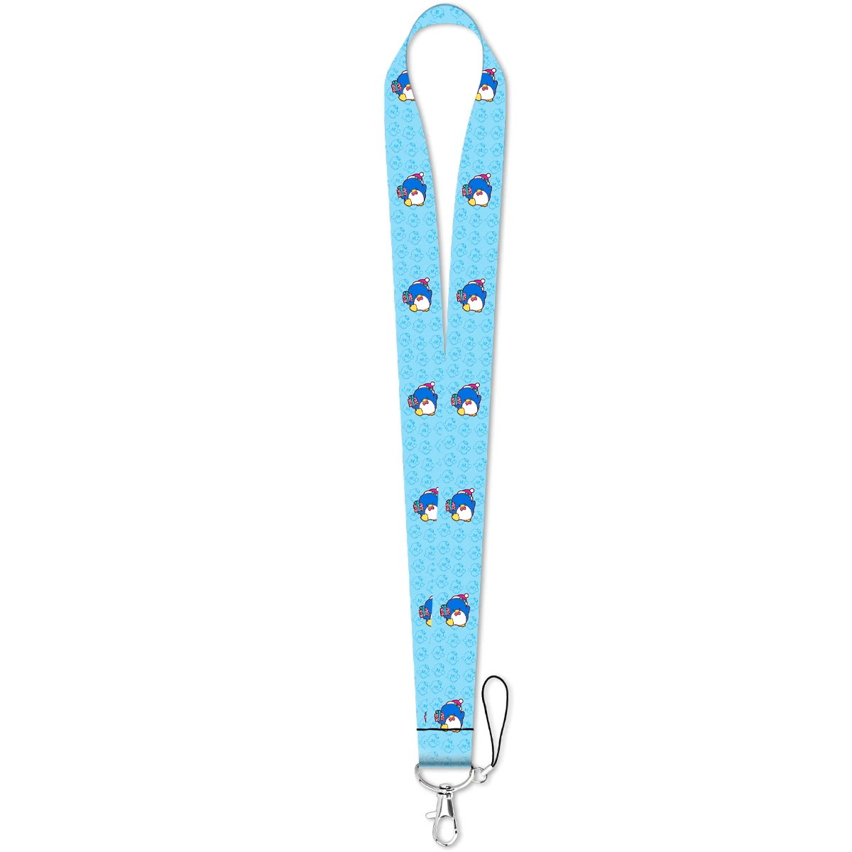 Cute Penguin Cartoon Neck Strap Lanyards for Key ID Card Gym Cell Phone Strap USB Badge Holder Rope Pendant Key Chain Gift