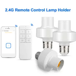 2.4G Bulb Base For Led Bulb WiFi Smart Bulb Socket Adapter For Google LED Lamp Holder Wireless Remote Control Smart Timer Switch