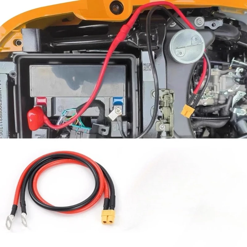 XT60 Female/Male to M8 O Ring Eyelet Terminal Plug Connector Cable 10AWG Charger Side Power Wire for RC Lipo Battery FPV Racing