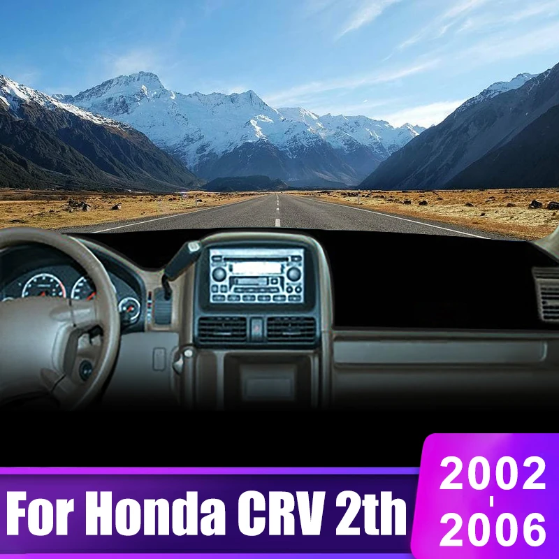 

For Honda CR-V CRV II MK2 2002 2003 2004 2005 2006 Car Dashboard Cover Instrument Desk Sun Shade Mat Non-slip Pad Accessories