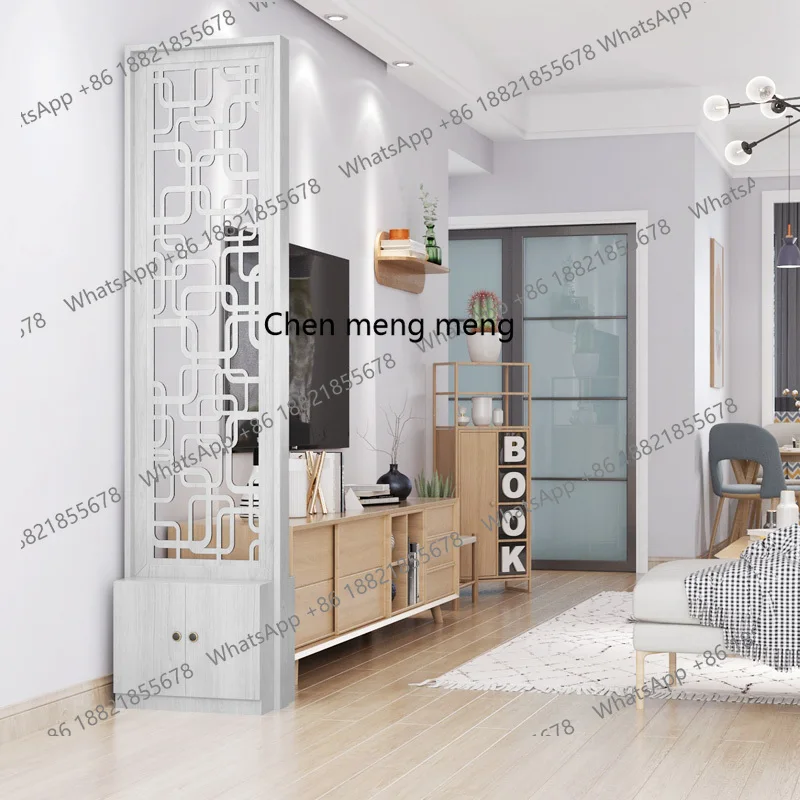 Simple modern screen partition cabinet simple living room entrance wall removable bedroom office shoe rack seat screen