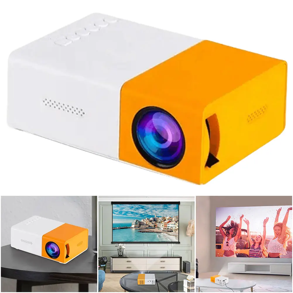 

Проектор для кинотеатра HDMI USB AV TF интерфейсы и пульт дистанционного управления
