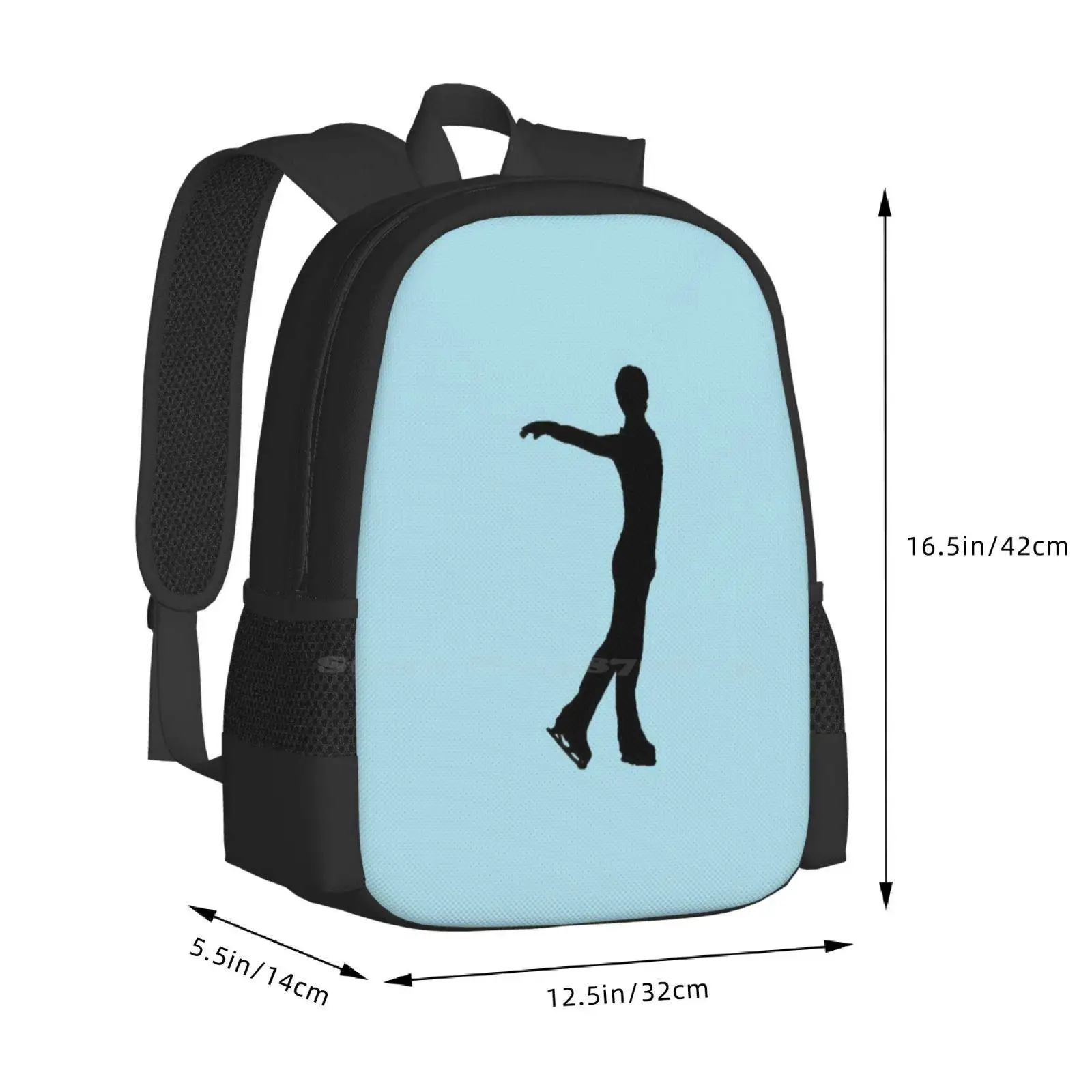 Yuzuru Hanyu Otonal Pattern Design Laptop Travel School Bags Yuzuru Hanyu Figure Skating Otonal