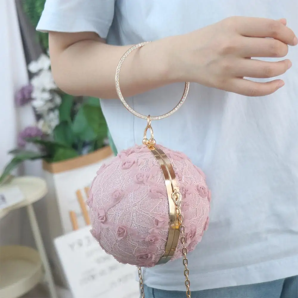 عادية التطريز مساء مأدبة حقيبة سعة كبيرة الدانتيل الكرة حقيبة يد حقيبة كروسبودي حقيبة كتف مخلب محفظة المرأة