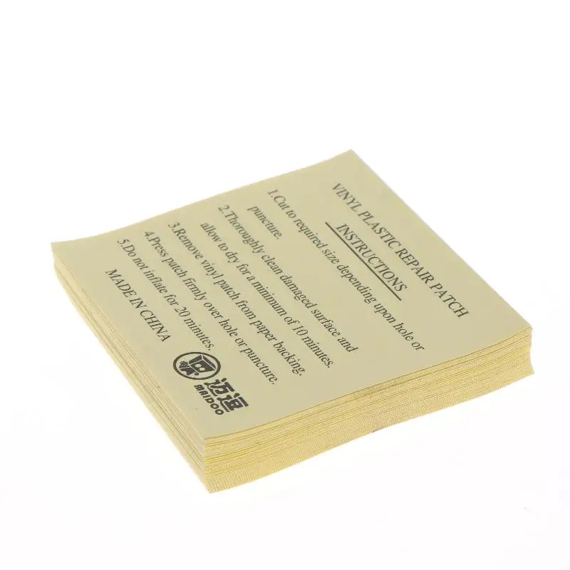 Repair Patch Waterproof Self Adhesive For PVC Inflatable Boat Air Mattress Swimming Ring Emergency Fix Outdoor Gear Transparent