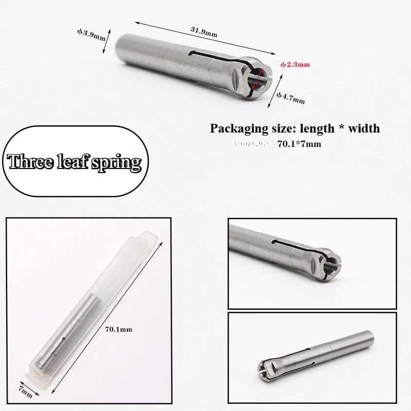 Dental Polishing Machine Mobile Phone Clip Holder Small Carving Handle Polishing Machine Three Petal Four Petal Spring Converter