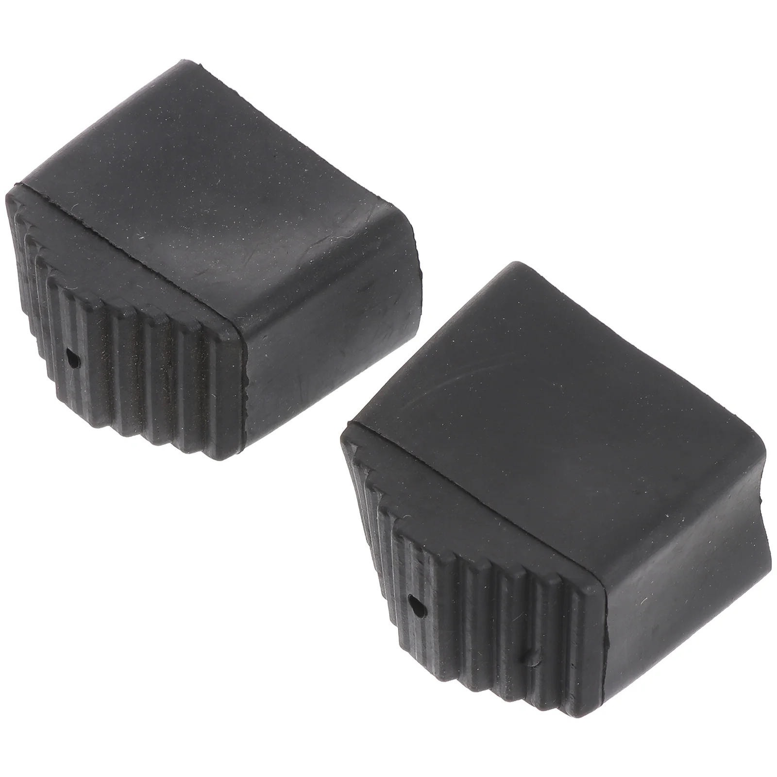 

2 Pcs Floor Mat Non-slip Man Step Stool Frame Rubber Shoe Folding Ladder Anti-slip Covers