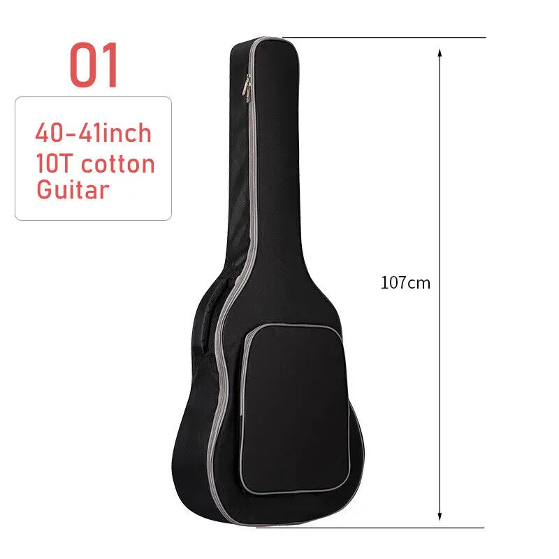 Guitar Bag Backpack Protective Storage Case Waterproof Double Straps Classic Acoustic Guitar Cover ORDER BY PICTURE