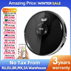 Robot vacuum cleaner ABIR X8, Smart Home Appliance,TOF Wisdom, Zone Sweeping, Restricted Area Mapping , UV Cleaning ,Carpet Wash