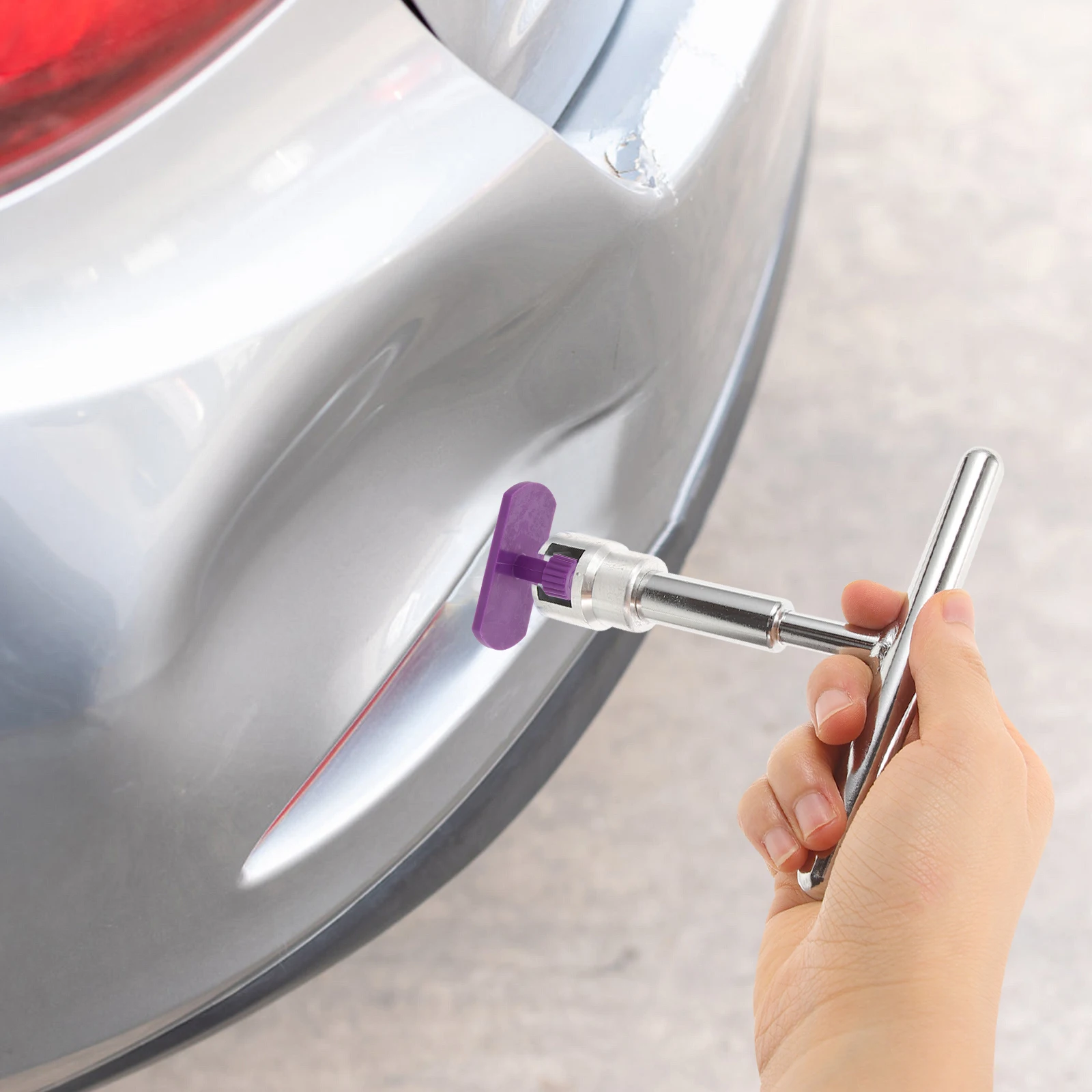 

24 Purple Sheet Metal Repair Tool Dent Puller Tabs Car Body Tools Mini Dent Remover Kit Auto Solution Vehicles Truck