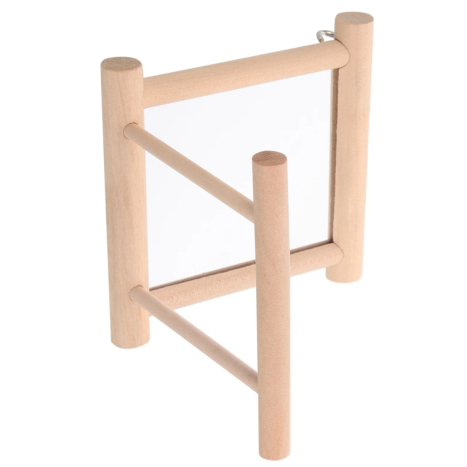 

Stand With Mirror Wooden Perch Parrots Cockatiels Perches For Cockatiels Conures Pet Bird Durable Bird Perch For Cage