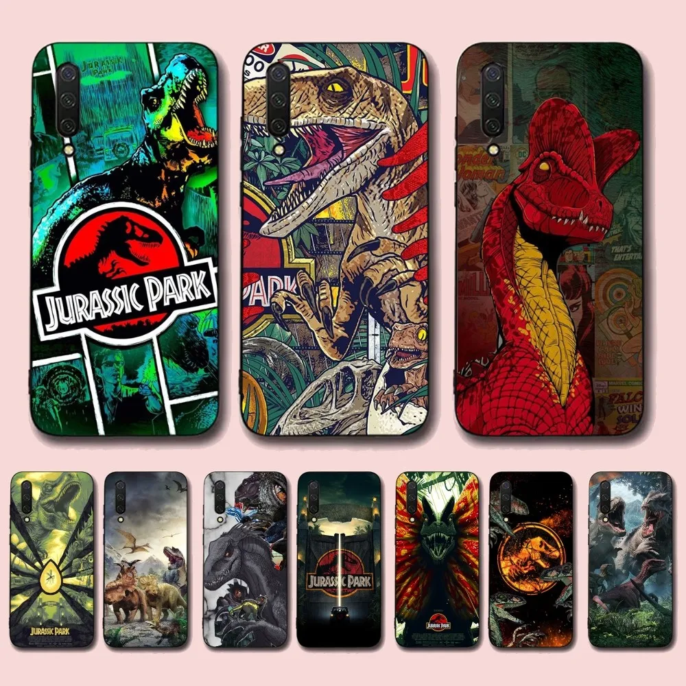 J-Jurassics Park Dinosaur Phone Case For Xiaomi Mi 5X 8 9 10 11 12 Lite Pro 10T PocoX3pro PocoM3 Note 10 Pro Lite