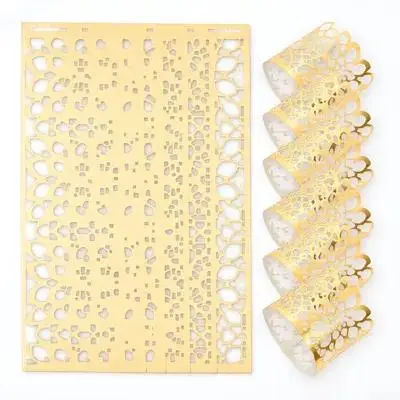 50 قطعة من إكسسوارات المناديل الرائعة بإبزيم مزخرف للتجمع العائلي ومهرجانات أعياد الميلاد وعشاء للاستخدام المنزلي في الفنادق