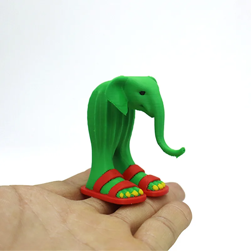 Lirili Larlla Ornament 3D Gedrukt Abstract Olifant Ambachten Kantoor Desktop Decoratie Ornament Creatief Verjaardagscadeau
