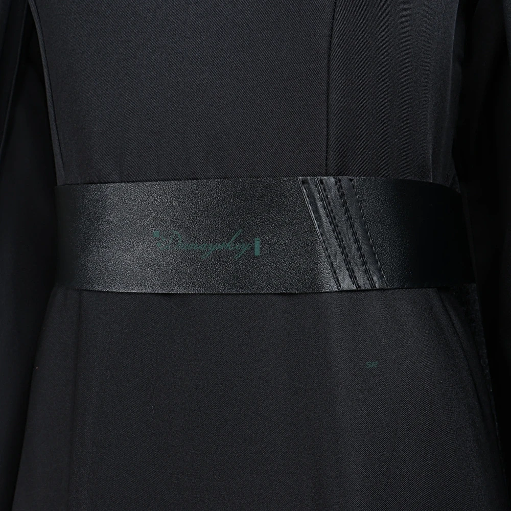 الكبار ري رداء أسود تأثيري حلي مجموعة كاملة عباءة السراويل كرنفال حفلة الهالوين الزي