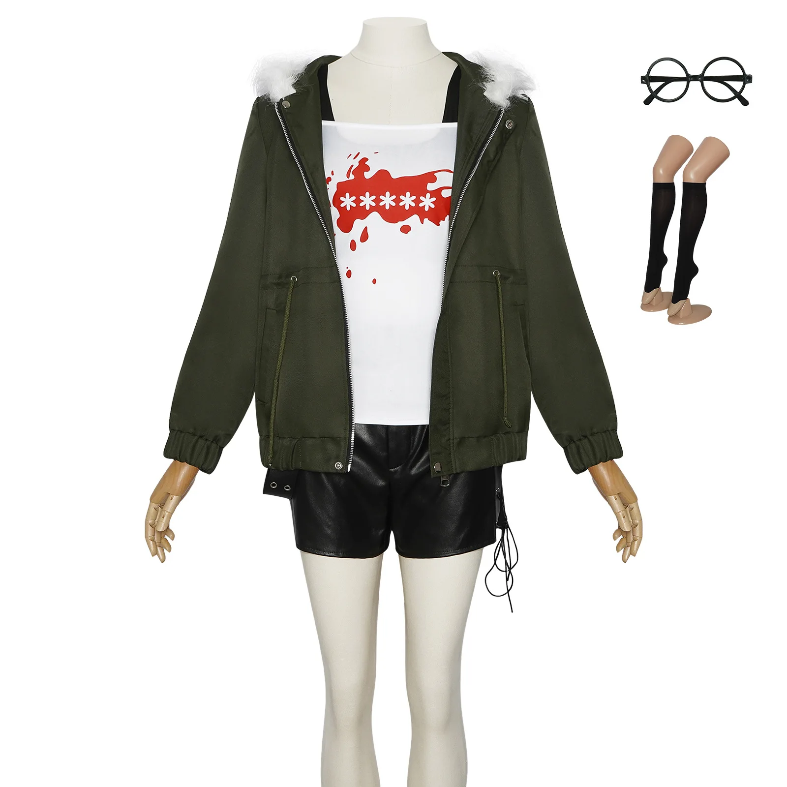 

Anime Persona 5 Futaba Sakura Cosplay Costume JK Uniform Outfit Full Set Halloween Carnival Party Disguise Suit Custom Made