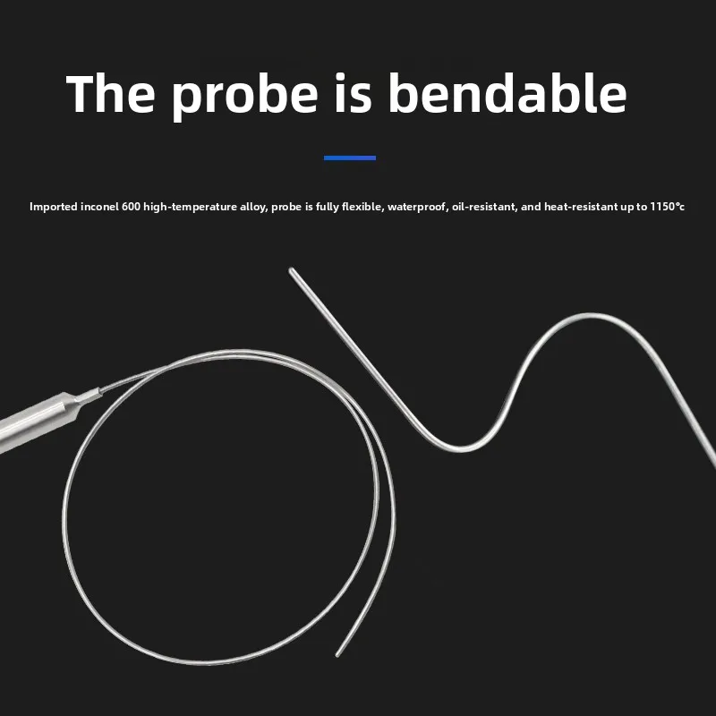 K-Type Sheathed Thermocouple Probe – High Temperature Resistant Sensor for Furnace Temperature Measurement